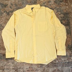 Jos. A. Bank Light Yellow Button-Down Dress Shirt